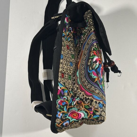Goodhan‎ Vintage Brand Backpack Small Embroidered Floral - Picture 5 of 15